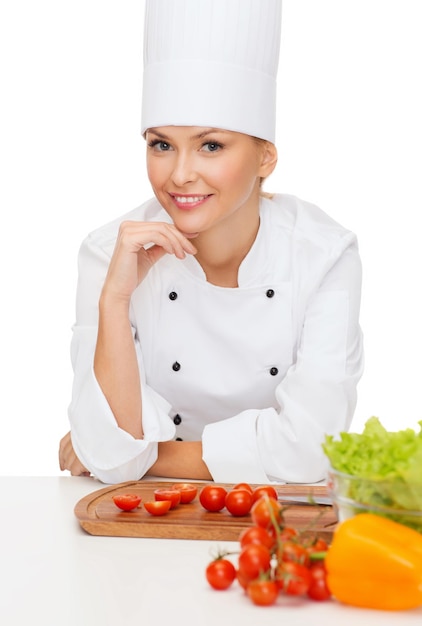 Šťastný kuchár pri varení